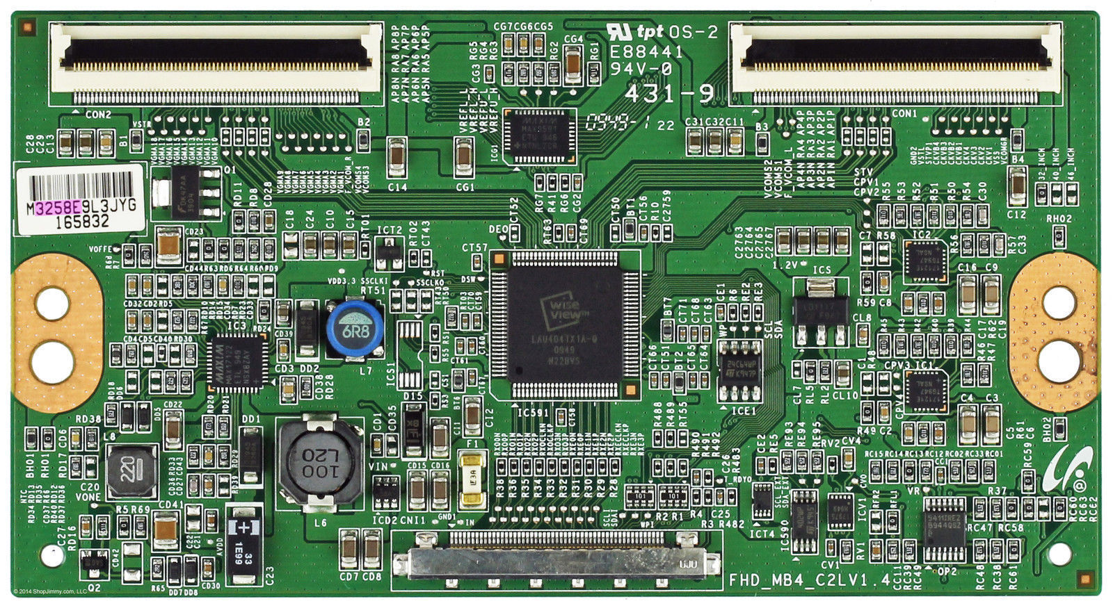T-CON FHD-MB4-C2LV1.4 SONY BRAVIA KDL-46EX402 LTY460HM01